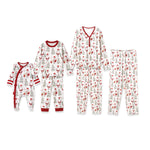 Christmas Bamboo Family Matching Pajama's – Merry Santa Claus by Tesa Babe