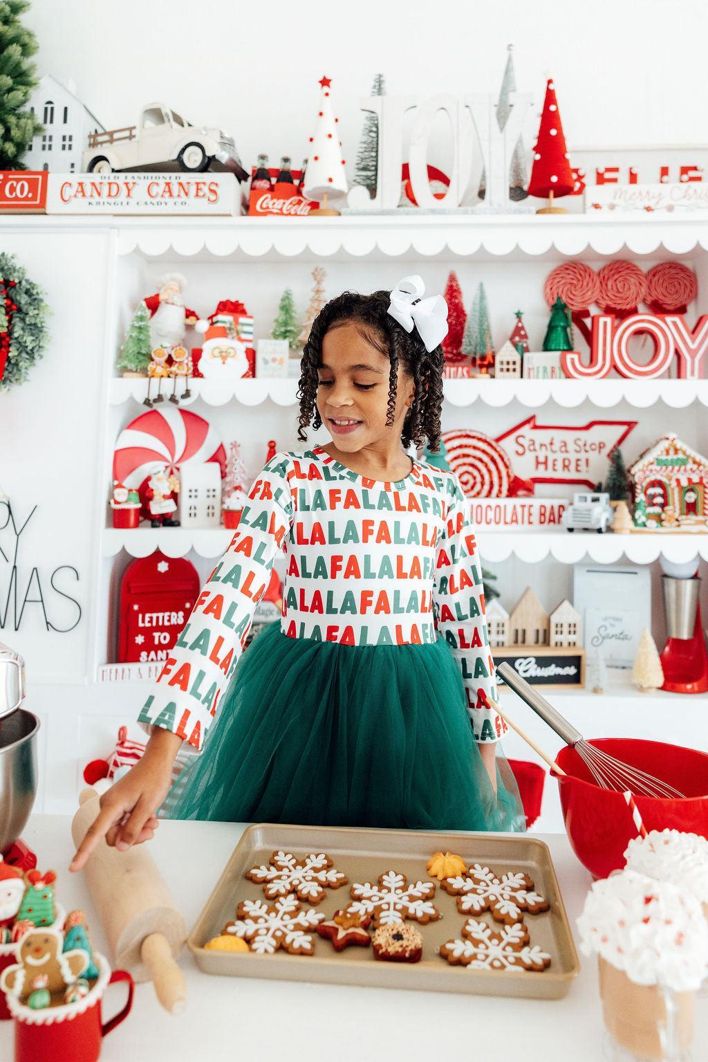 Fa la la L/S Tutu Dress by Mila & Rose ®