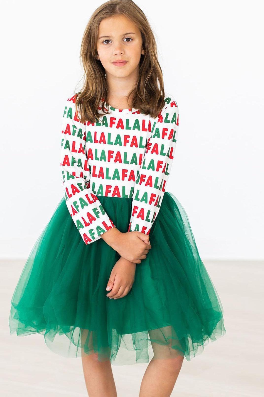 Fa la la L/S Tutu Dress by Mila & Rose ®