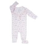 Sweet Bamboo Fairy Godmother Zipper Footie For Easy Diaper Changes - Everetts Place Boutique - 
