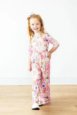 Fall Botanicals Girls Wide Leg Jumpsuit Mila Rose Kids Mila & Rose ® Everetts Place: Online Boutique