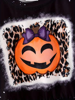 Rylee Faith Designs Fall Halloween 4 Piece Long Sleeve O Neck T Shirt Set - Apparel & Accessories > Clothing > Clothing Tops > Hoodies Top
