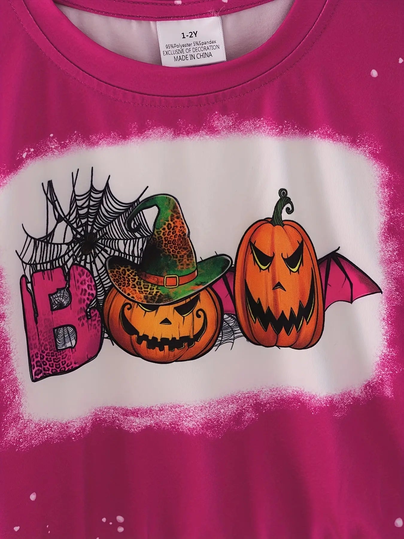 Fall Halloween 4 Piece Long Sleeve O Neck T Shirt Set Rylee Faith Designs Everetts Place: Online Boutique
