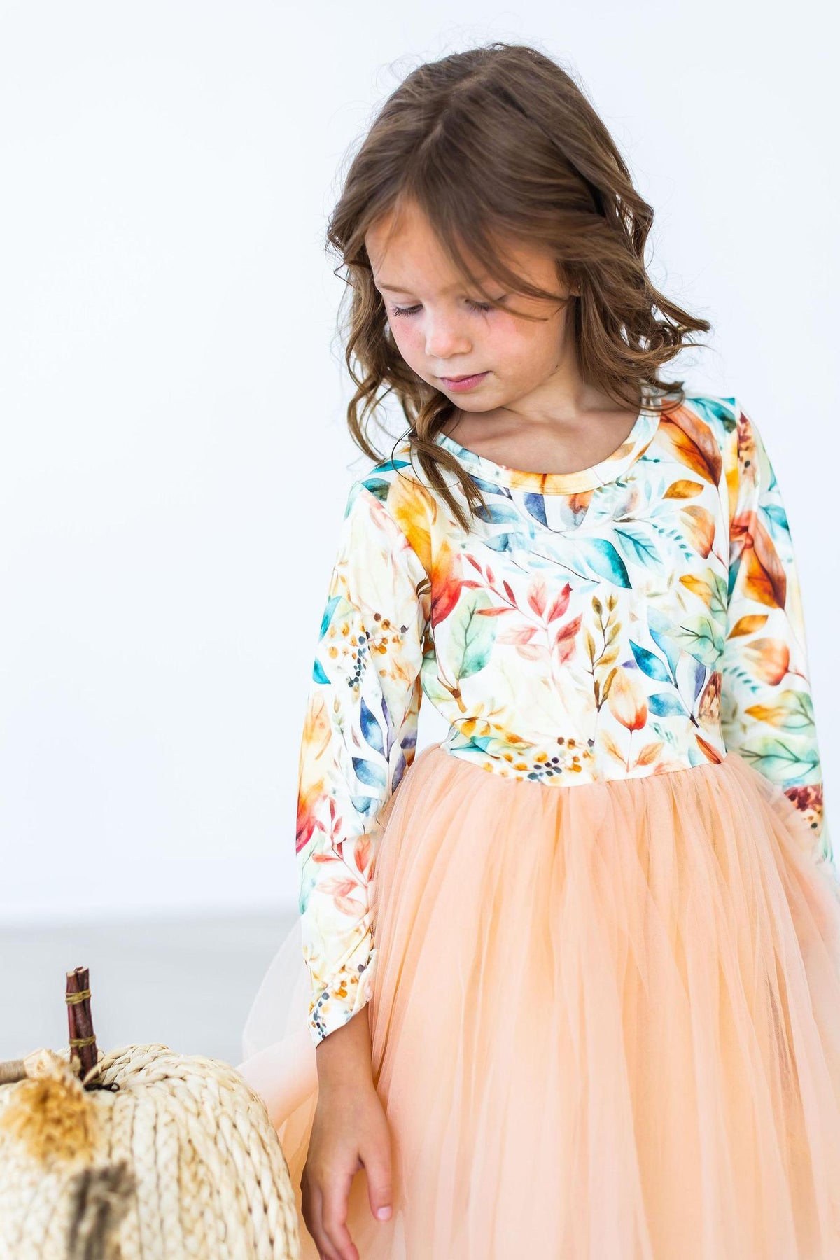 Fall Watercolors L/S Tutu Dress by Mila & Rose ®