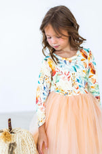 Fall Watercolors L/S Tutu Dress by Mila & Rose ®