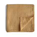 Mushie Organic Cotton Muslin Swaddle Blanket for Baby Cuddling and Nursing - Baby & Toddler > Swaddling & Receiving Blankets Swaddle