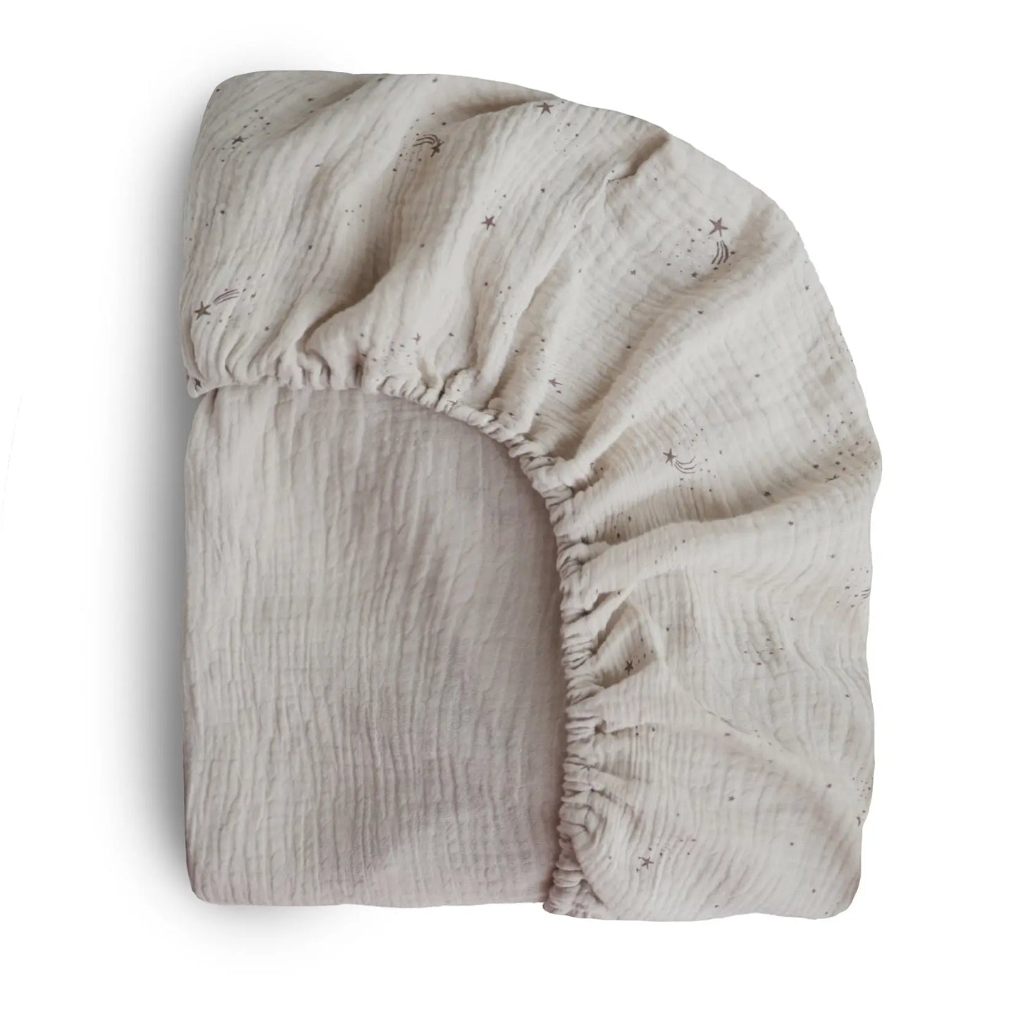 Extra Soft Muslin Crib Sheet for Baby 100% Cotton Breathable and Cozy Mushie