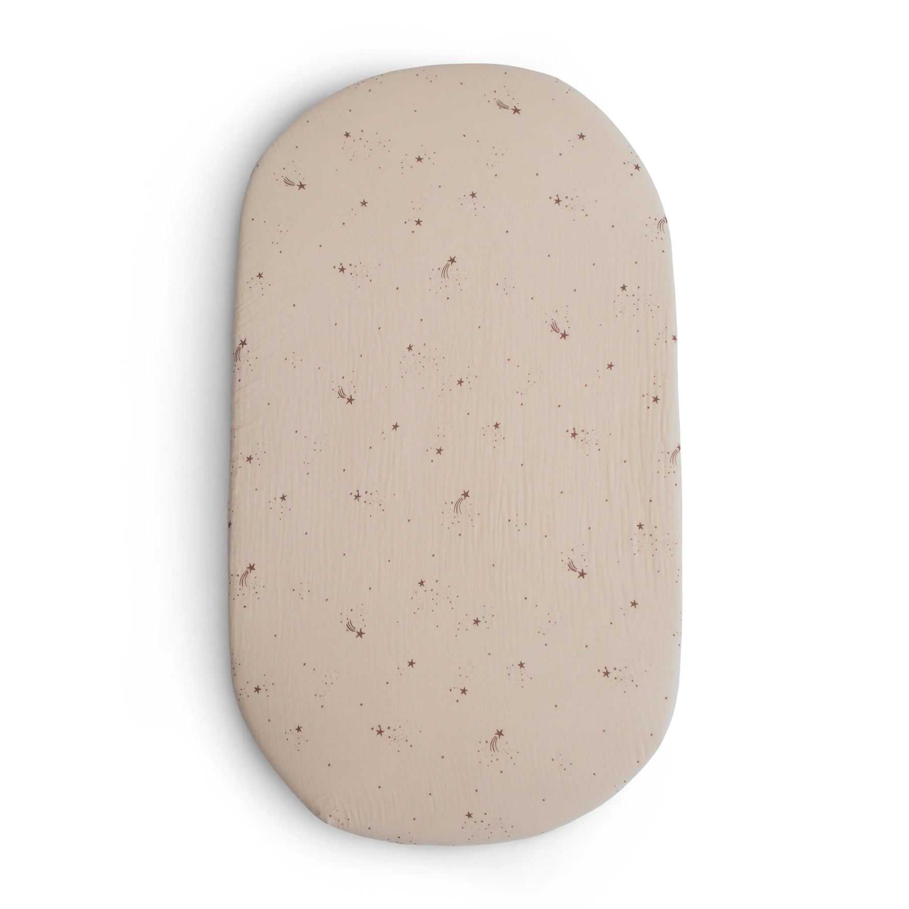 Mushie Extra Soft Bassinet Muslin Crib Sheet for Baby - 100 Percent Cotton Breathable Fabric - Home & Garden > Linens & Bedding > Bedding > Bed Sheets crib sheets