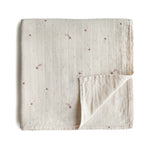 Mushie Organic Cotton Muslin Swaddle Blanket for Baby Cuddling and Nursing - Baby & Toddler > Swaddling & Receiving Blankets Swaddle