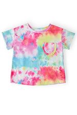 Far Out Ruffle Pocket Tee - Textile, Pink, Active Shirt, Baby & Toddler Clothing, Dye | Everetts Place