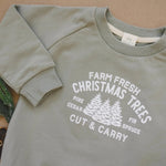 Little Joy Co. Farm Fresh Christmas Trees Organic Cotton 2pc Jogger Set - Everetts Place Boutique - 