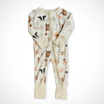 Kolorful Farm Friends Pajamas Gender Neutral One-Piece Sleeper - Bamboo Baby - Apparel & Accessories > Clothing > Baby & Toddler Clothing > Baby & Toddler Sleepwear Pajama
