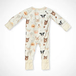 Kolorful Farm Friends Pajamas Gender Neutral One-Piece Sleeper - Bamboo Baby - Apparel & Accessories > Clothing > Baby & Toddler Clothing > Baby & Toddler Sleepwear Pajama