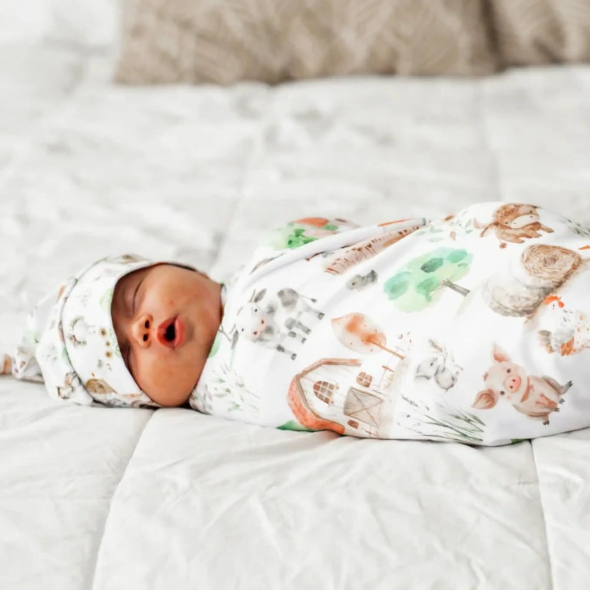 Farm Life Baby Swaddle Blanket - Baby & Toddler Clothing, Child, Infant, Toddler, Linens | Everetts Place