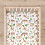 Farm Life Fitted Crib Sheet Honey Lemonade 