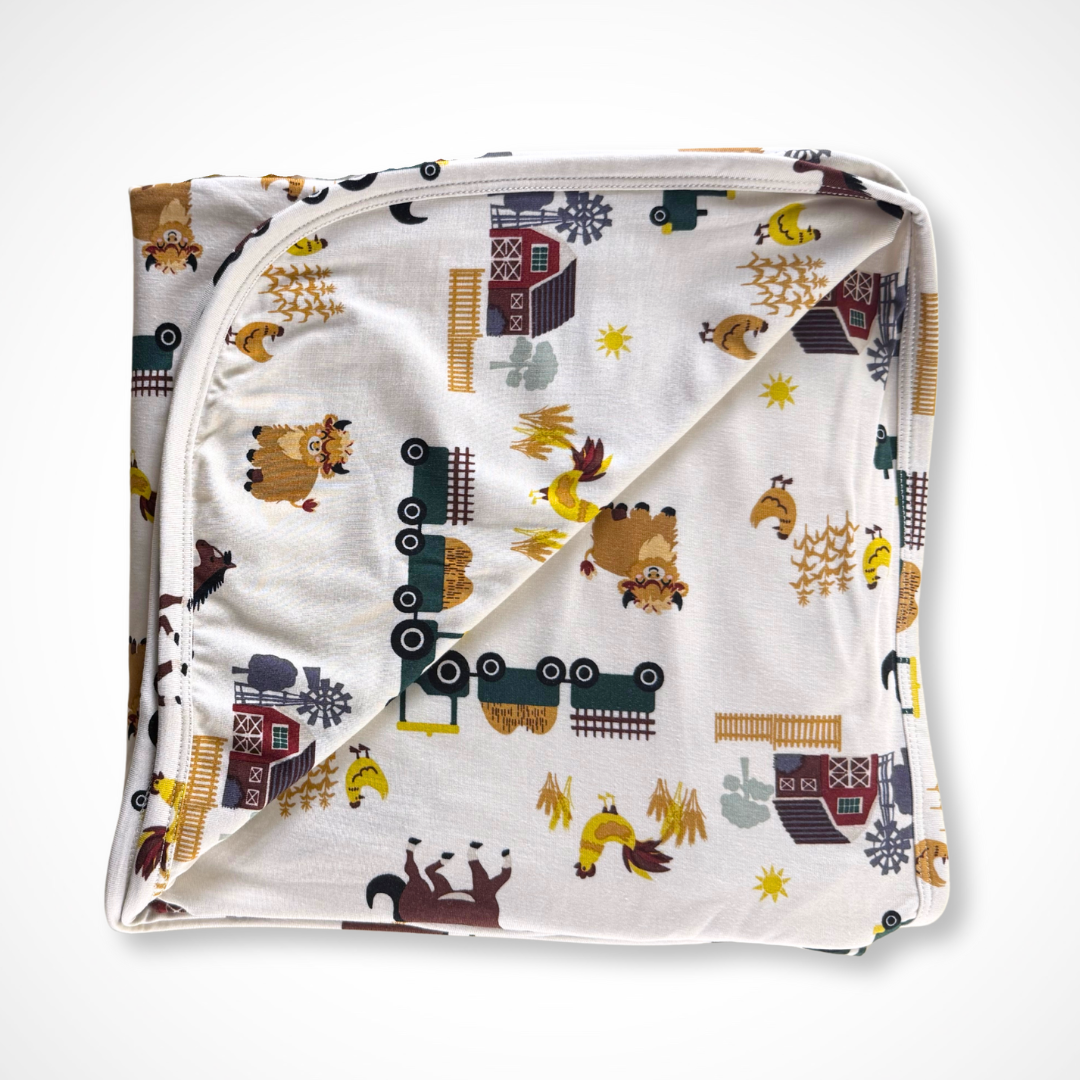 On the Farm Blanket | Bamboo by Kolorful