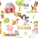 Minky Baby Blanket Farm Animals by Honey Lemonade at Everetts Place