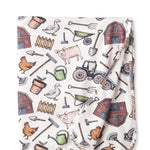 Farmer's Market Bamboo Baby Stroller Blanket Soft and Breathable Tesa Babe 