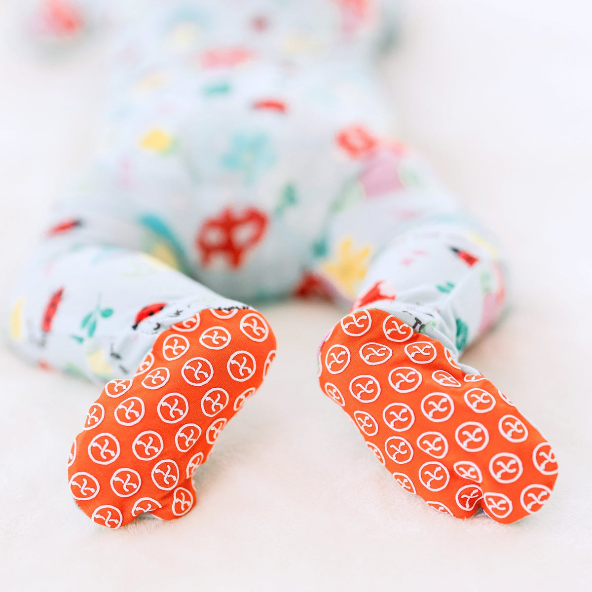 Organic The Second-Skin Footie | Magic Mushroom by Raising Mama at Everetts Place