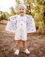 Fawn | Ivory Denim Jacket - Sleeve, Baby & Toddler Clothing, Facial expression, Happiness, Child | Everetts Place