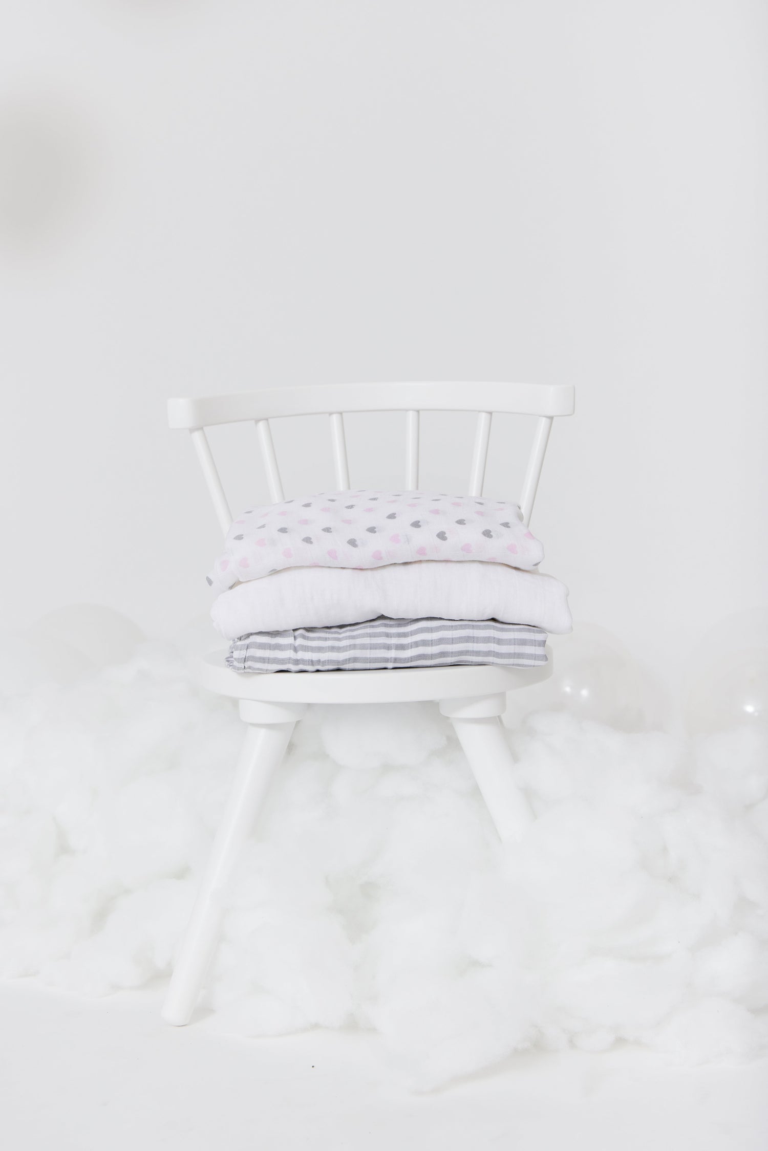 Feathers USA Swaddling Blankets Printed 3 Pack For Babies by Feathers USA at Everetts Place