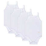 Feathers 4 Pack Baby Girls Tank Top Undershirts Super Soft Cotton For Toddlers by Feathers USA at Everetts Place