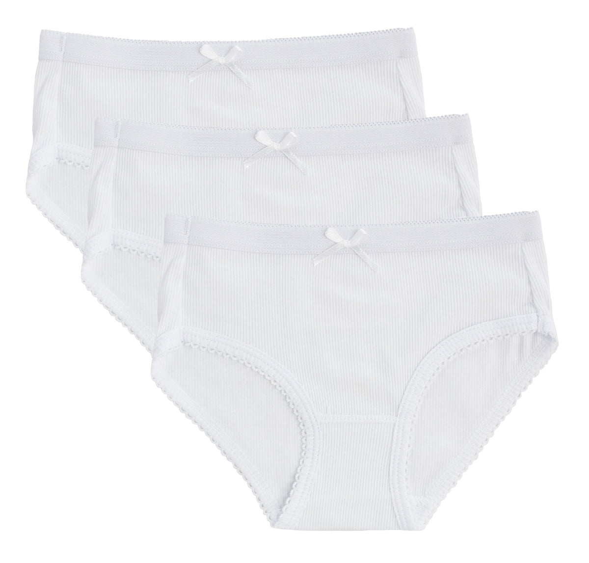 Feathers USA Briefs Tagless Snug Fit 100 Percent Cotton For Girls by Feathers USA at Everetts Place