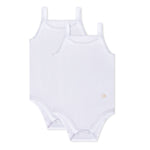 Feathers Tank Top Bodysuits for Baby Girl (2 Pack) Super Soft One-Piece Toddler Bodysuit by Feathers USA at Everetts Place