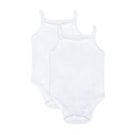 Feathers Tank Top Bodysuits for Baby Girl (2 Pack) Super Soft One-Piece Toddler Bodysuit by Feathers USA at Everetts Place