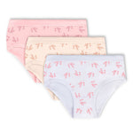 Feathers Leafy Print Snug Tagless Cotton Underwear – Girls Underwear Briefs Super Soft Panties (3 Pack) by Feathers USA at Everetts Place