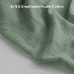 Fern Muslin Nursing Cover For Breastfeeding Mothers Comfy Cubs Everetts Place: Online Boutique