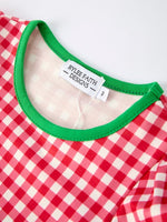 Rylee Faith Designs Festive Christmas Tree Top With Red Plaid And Green Bottoms - Everetts Place Boutique - 