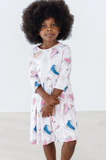 Mila & Rose ® Figure Skater Twirl Dress With Three Quarter Sleeves - Apparel & Accessories > Clothing > Dresses Twirl Dress 3/4
