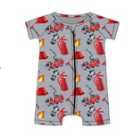 Firefighting Dalmatian, Romper Miller & Co. Everetts Place Boutique