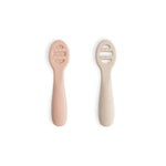 Mushie First Feeding Baby Spoons for Smooth Transition to Self Feeding - Baby & Toddler > Nursing & Feeding silicone tableware