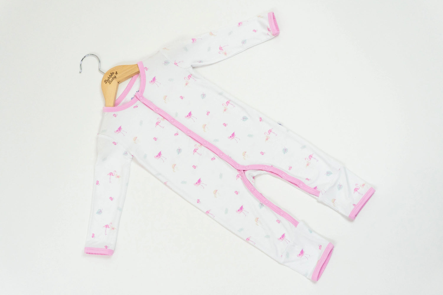 Flamingo | Snap Romper - Baby & Toddler Clothing, Pink, Nightwear, Overall, Clothing | Everetts Place