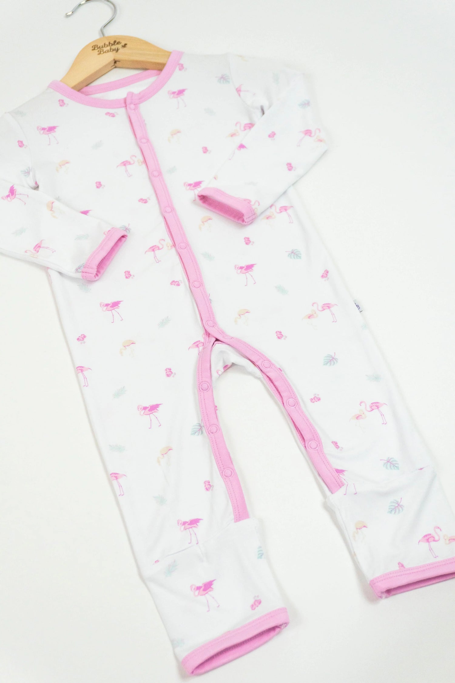 Bubble Baby Flamingo | Snap Romper - 
