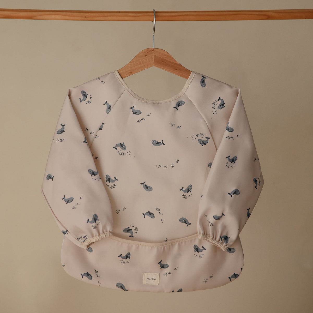 Long Sleeve Bib, 6-24 Months by Mushie