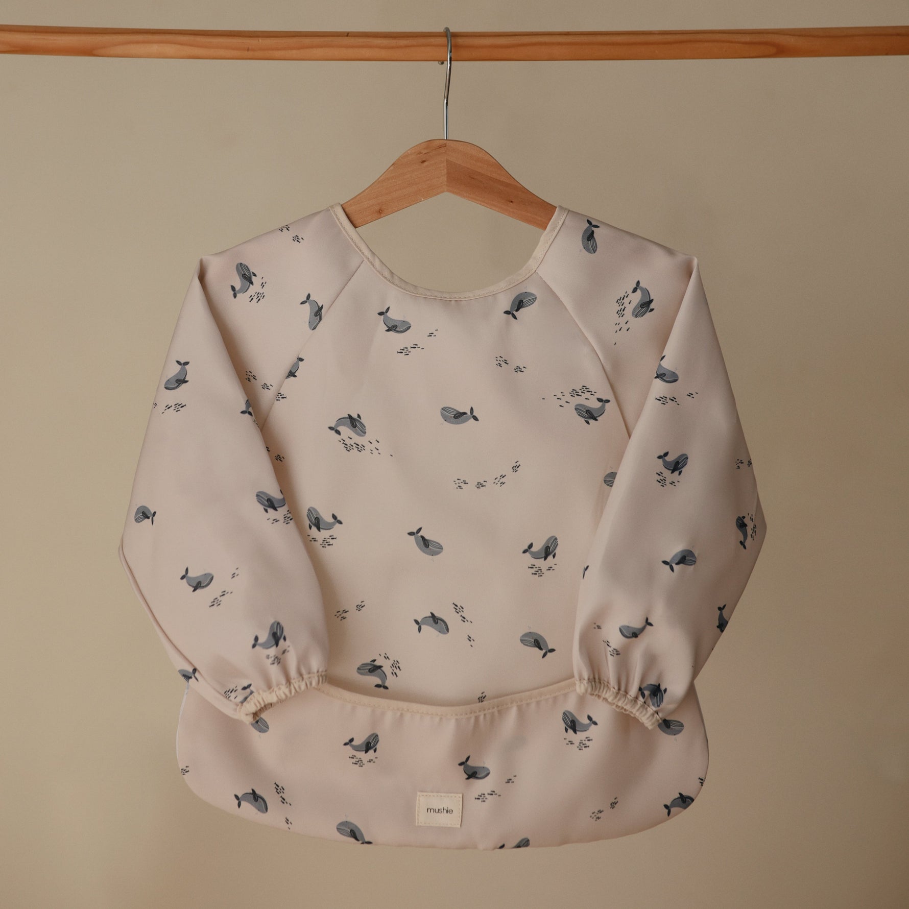 Long Sleeve Bib, 6-24 Months by Mushie