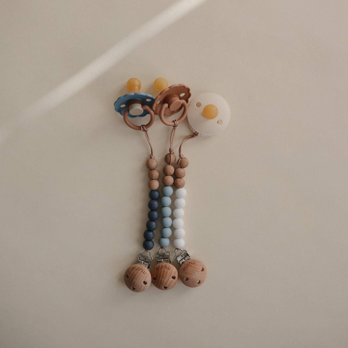 Natural Rubber Rope Pacifier, 2-Pack by Mushie