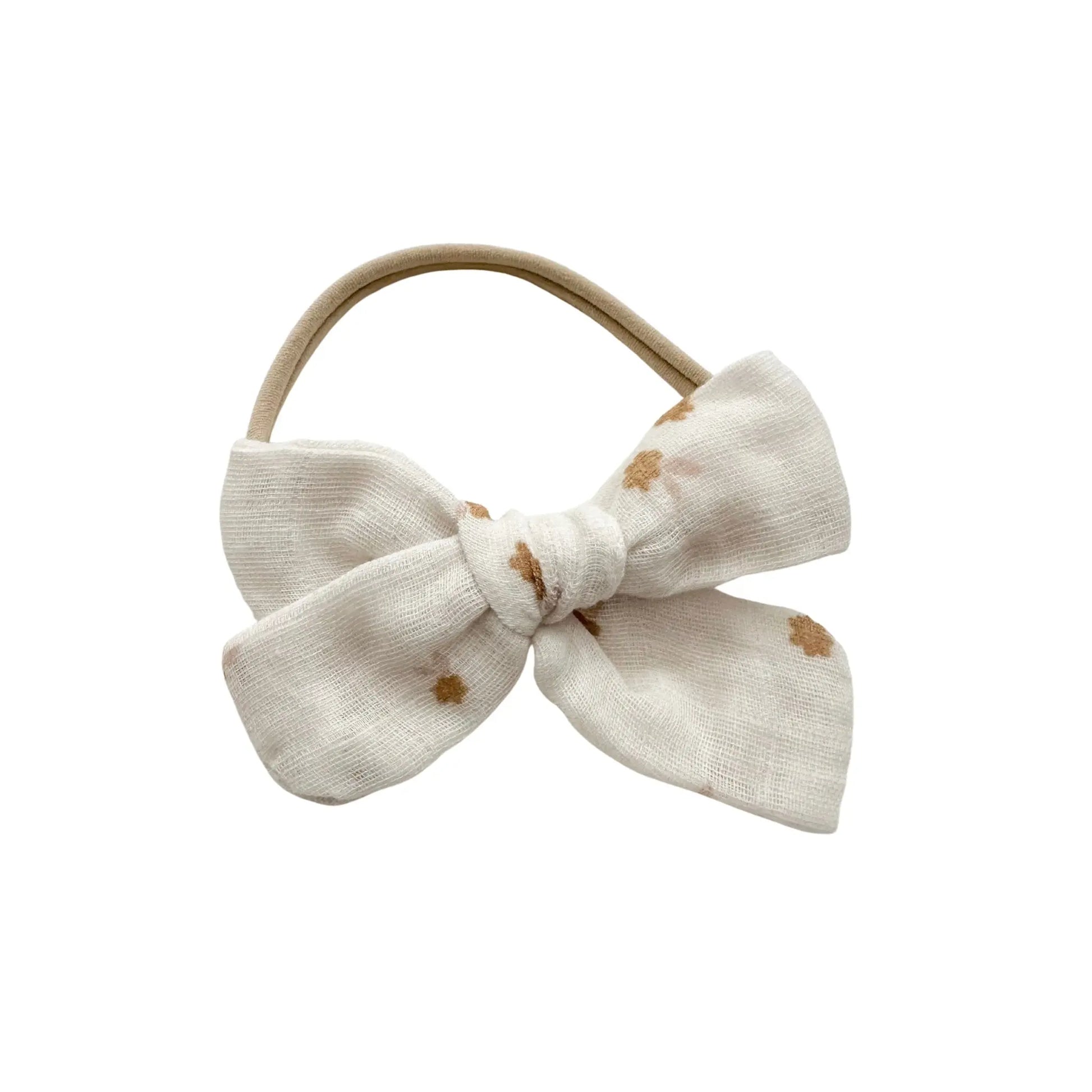 Fleur Knot Bow Headband Harp Angel Boutique