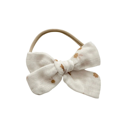 Fleur Knot Bow Headband Harp Angel Boutique