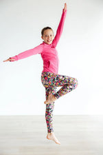 Flexible Floral Active Legging For Dance Yoga Cheer Mila & Rose ® Everetts Place: Online Boutique