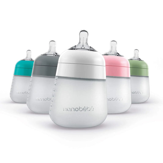 9oz Flexy Silicone Baby Bottle Nanobébé