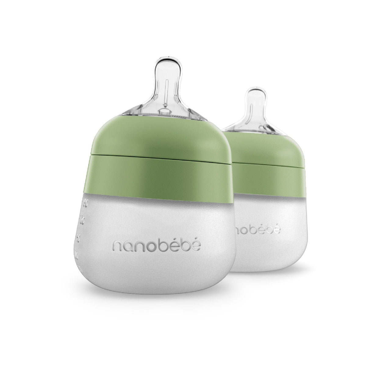 Flexy Silicone Baby Bottle 5oz by Nanobébé