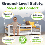 Ocodile.com Cozy Floor Bed for Toddlers with Crib Mattress Compatibility for Easy Transition - Furniture > Baby & Toddler Furniture > Cribs & Toddler Beds > Toddler Beds