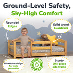 Ocodile.com Cozy Floor Bed for Toddlers with Crib Mattress Compatibility for Easy Transition - Furniture > Baby & Toddler Furniture > Cribs & Toddler Beds > Toddler Beds