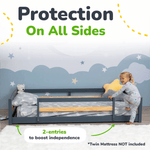 Ocodile.com Floor Bed - Twin Size - Furniture > Beds & Accessories > Beds & Bed Frames