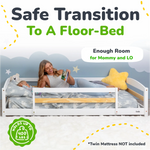 Ocodile.com Floor Bed - Twin Size - Furniture > Beds & Accessories > Beds & Bed Frames