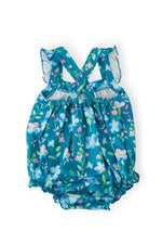 Mila & Rose ® Floral Breeze Ruffle Cross Back Romper - 